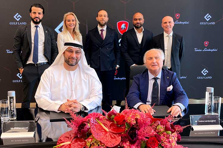 Gulf Land Joins Hands with Tonino Lamborghini Group